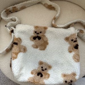 Teddy bear Sherpa bag